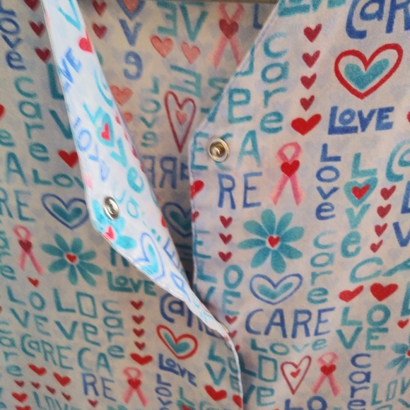 Scrub Top - (2/$10) Small Button Down - Picture 8 of 11